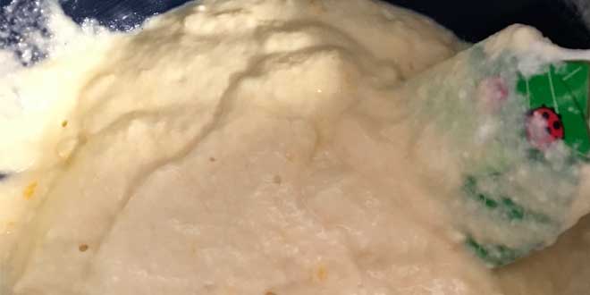 Claras de ovo em ponto de neve