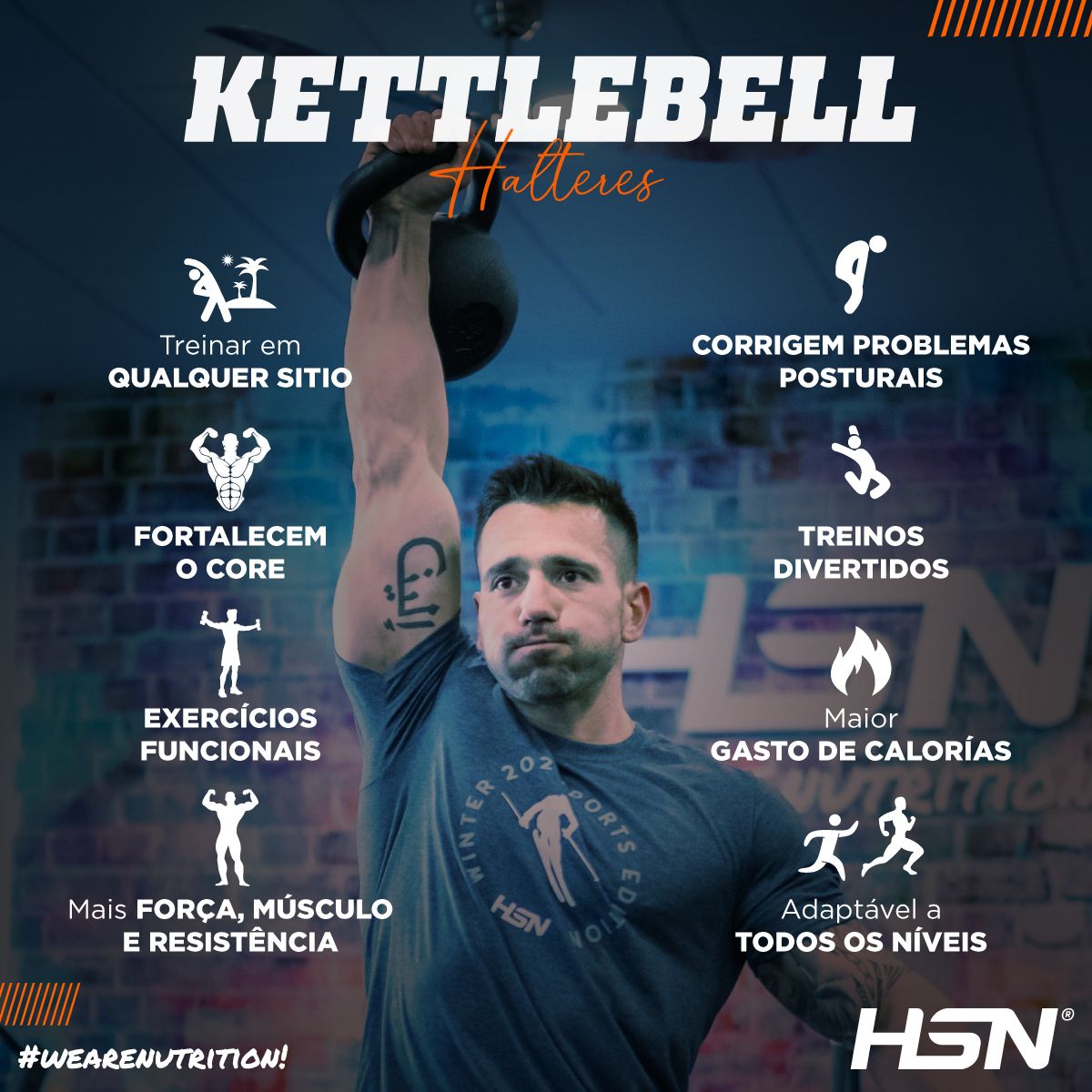 Anima-te e experimenta o treino kettlebell