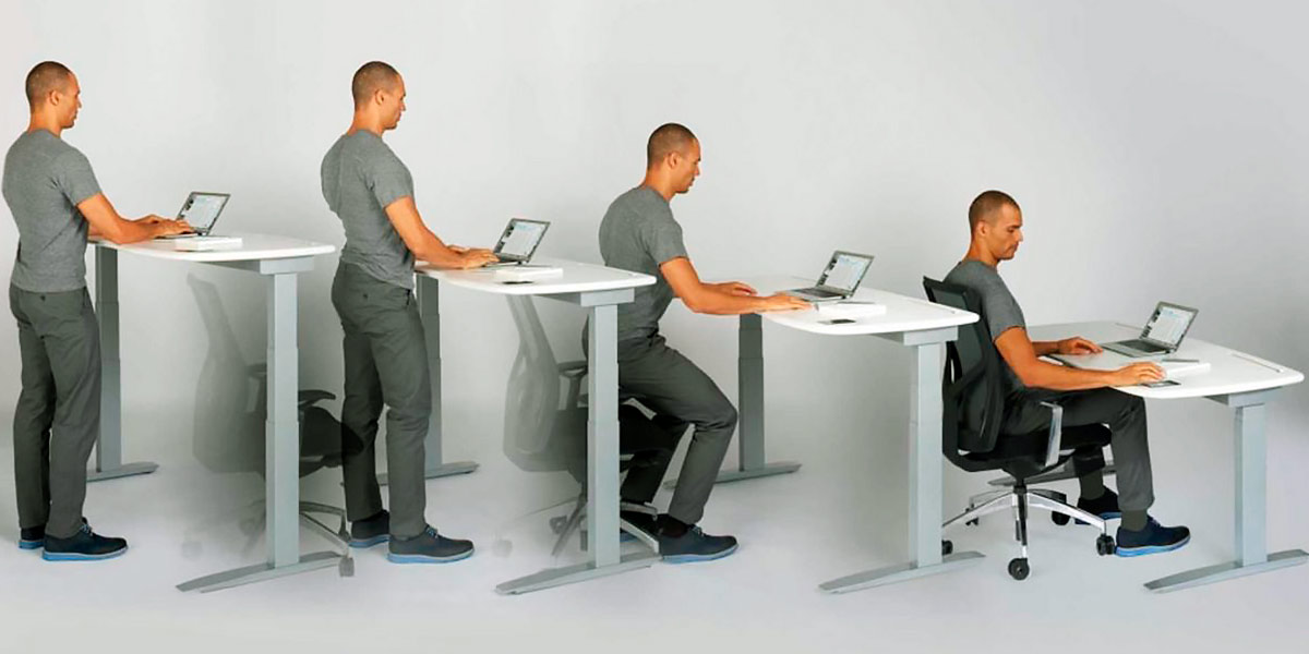 Standing desk ajustável