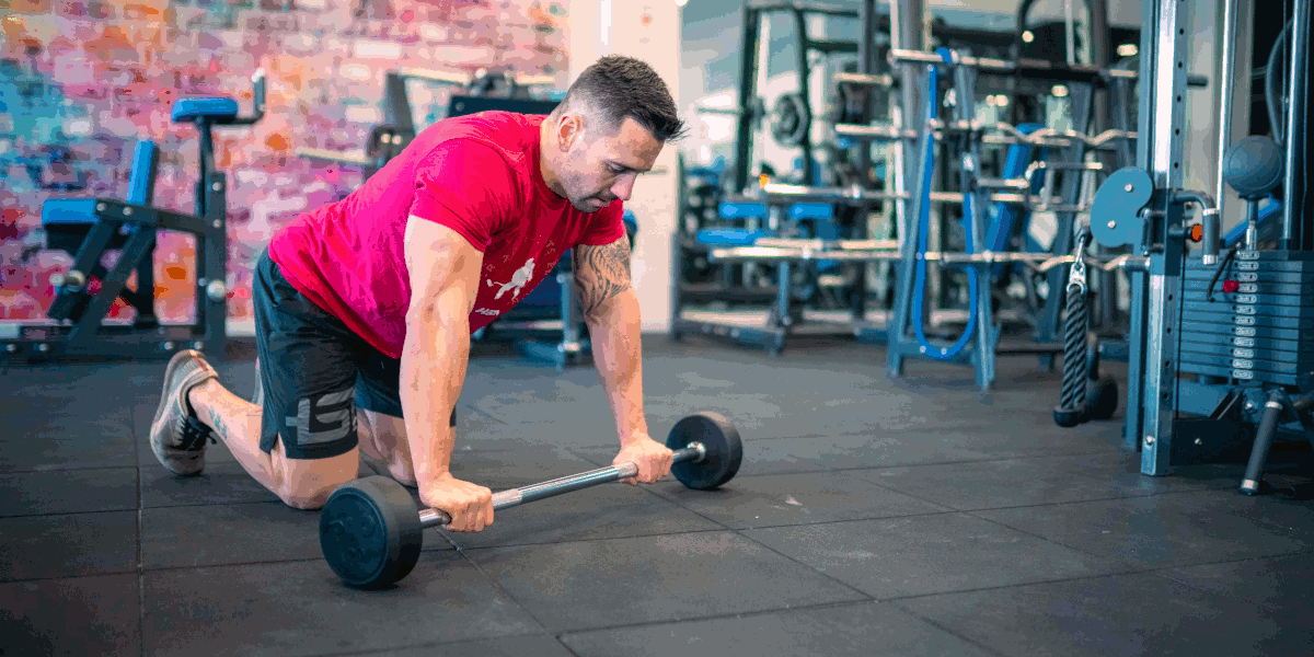 Barbell Roll-Out Barbell Roll-Out