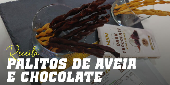 Palitos de Aveia e Chocolate