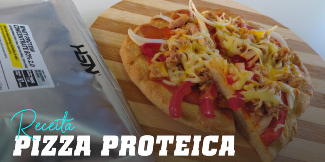 Base de Pizza Proteica com Whey Protein