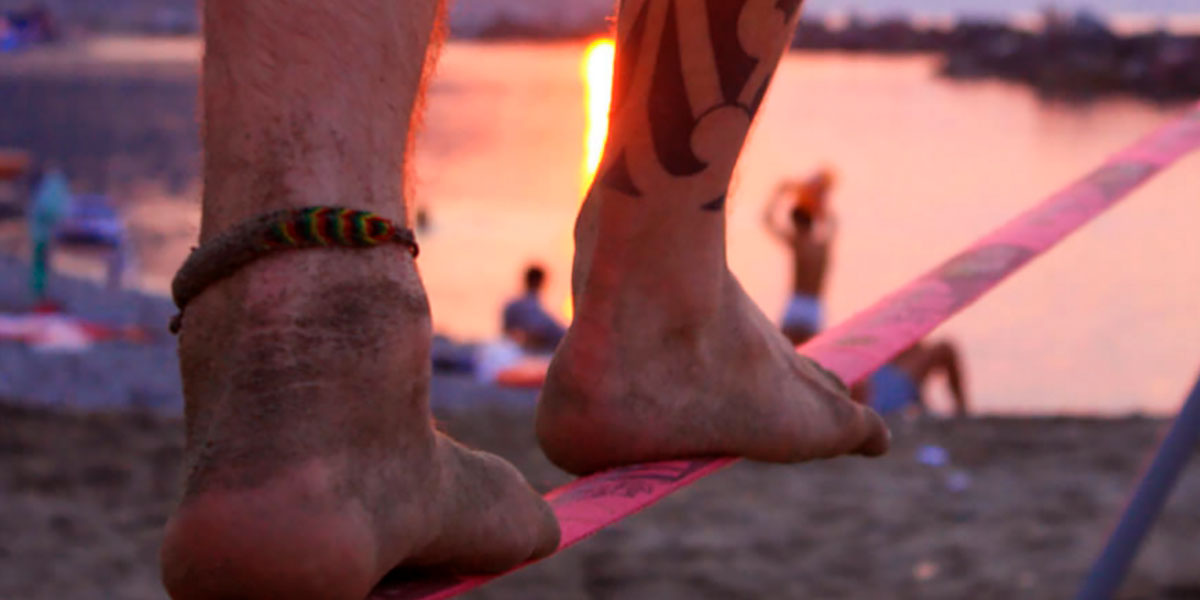 Benefícios da prática de slackline