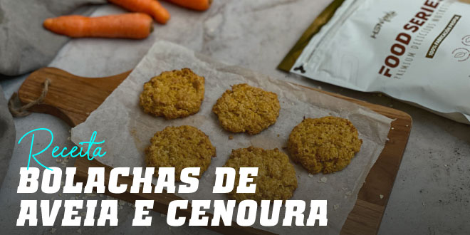 Bolachas de Aveia e Cenoura Bolachas de Aveia e Cenoura