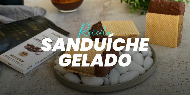 Sanduíche Gelado Rico em Proteínas