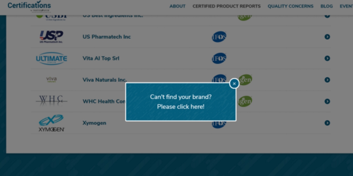 Certificação pela Nutrascore