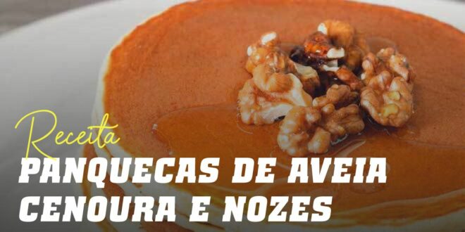 Panquecas de Aveia com Cenoura e Nozes