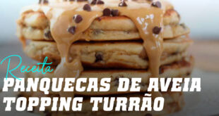 Panquecas de Aveia e Claras com Topping de Torrão