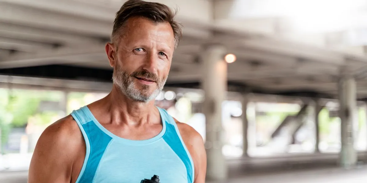 Homem desportivo com uma boa aparência física