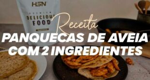 Panquecas de Aveia com 2 Ingredientes
