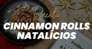 Cinnamon Rolls Fit para o Natal