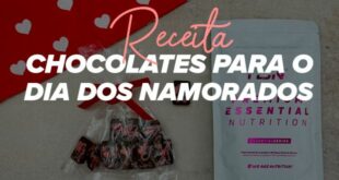 Chocolates para o dia dos namorados