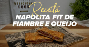 Napolitana Fit de Fiambre e Queijo