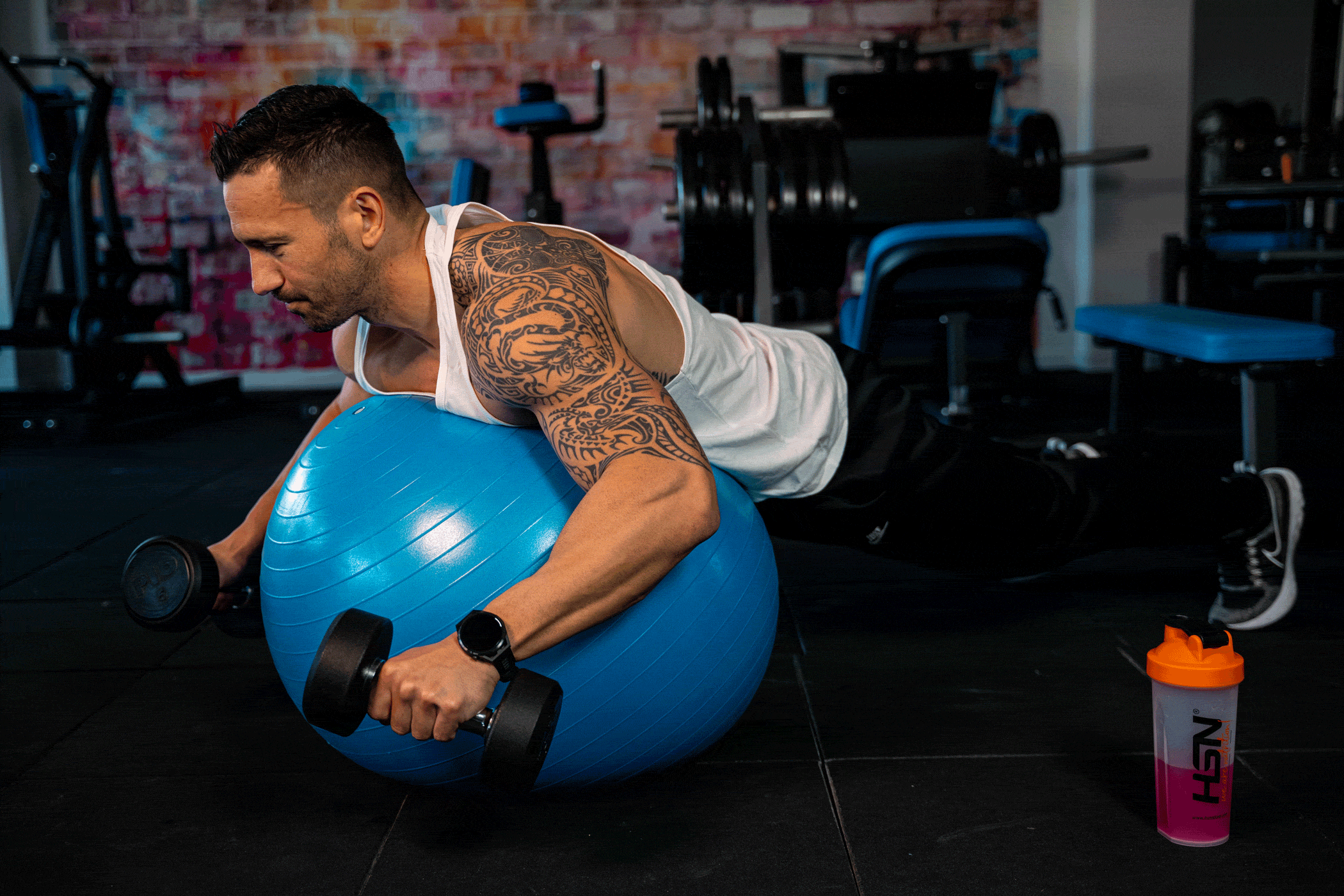 Bola Pilates Rear Deltoid Row