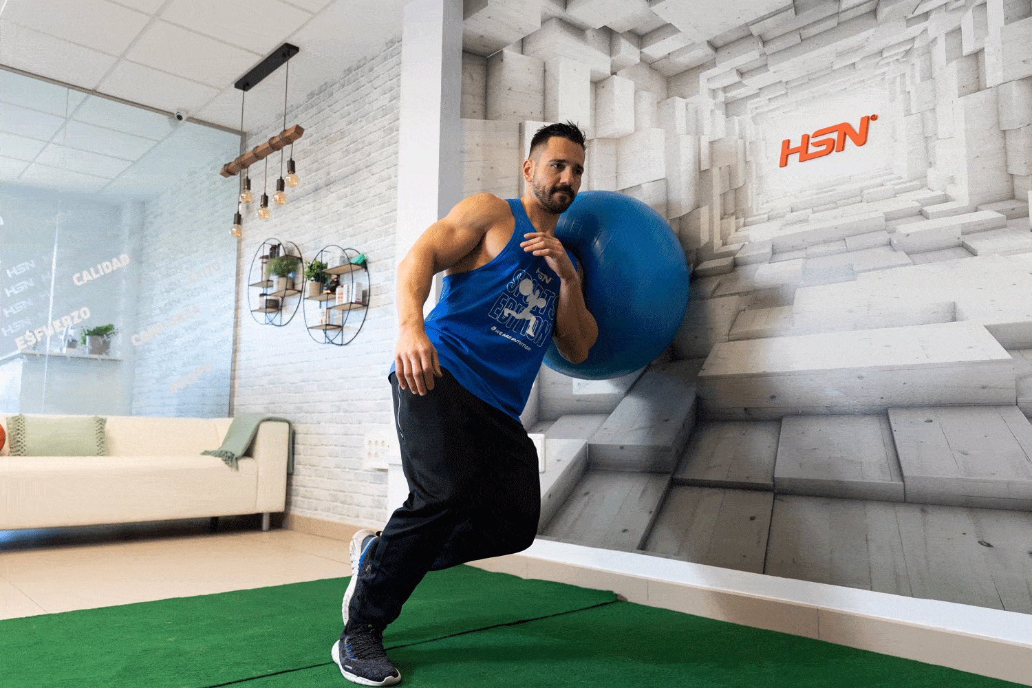 Ball Squat 1 Perna Ball Squat 1 Perna