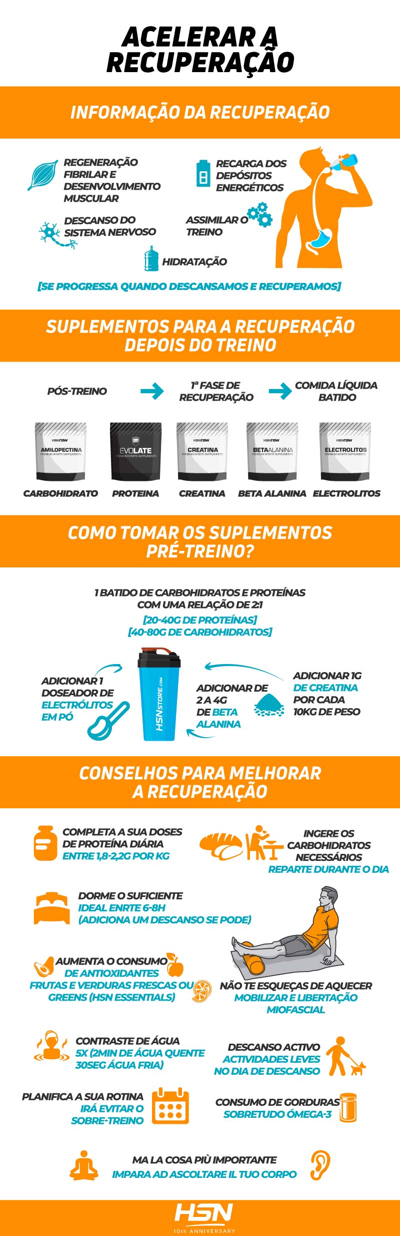 Recomendações para Acelerar a Recuperação Muscular