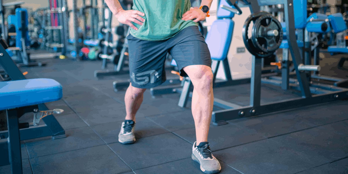 Psoas por retroversão e extensão, em bipedestação