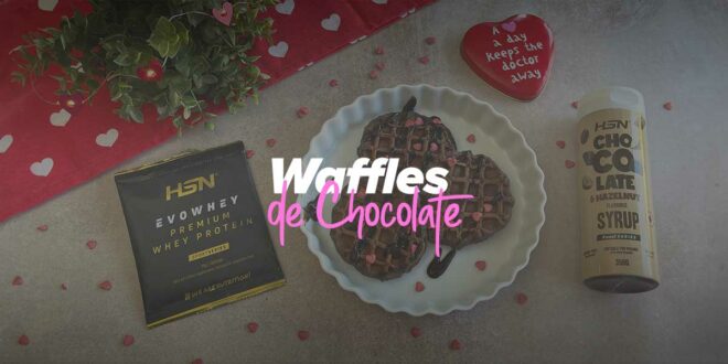 Waffles de Chocolate para o Dia dos Namorados Waffles de Chocolate para o Dia dos Namorados