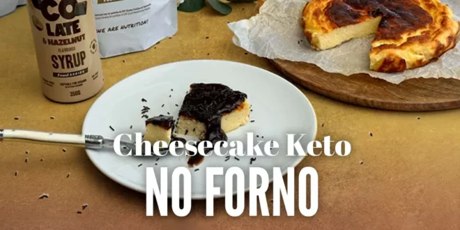 Cheesecake Keto no Forno Cheesecake Keto no Forno