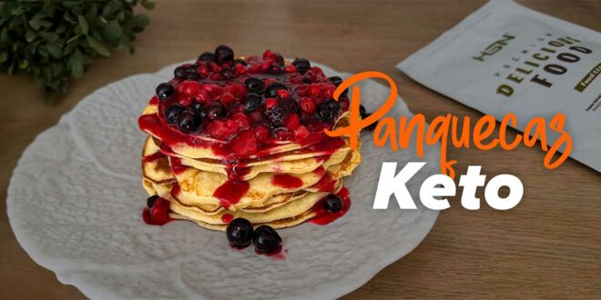 Panquecas Keto Fáceis e Deliciosas Panquecas Keto Fáceis e Deliciosas