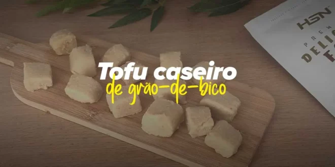 Tofu Caseiro de Grão-de-Bico Tofu Caseiro de Grão-de-Bico