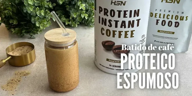 Batido de Café Proteico Espumoso