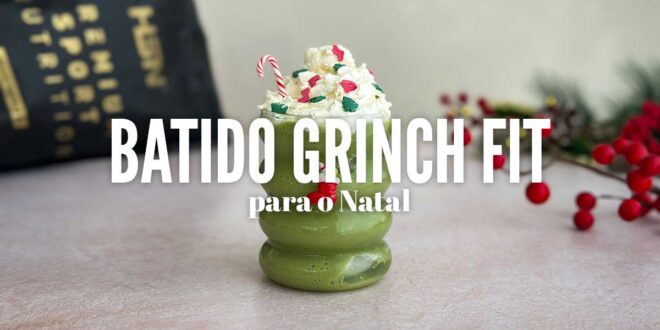 Batido Grinch Fit para o Natal: Um toque verde e saudável para as tuas festas!
