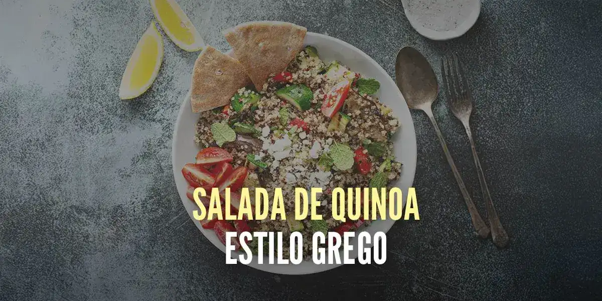 Salada de Quinoa Estilo Grego