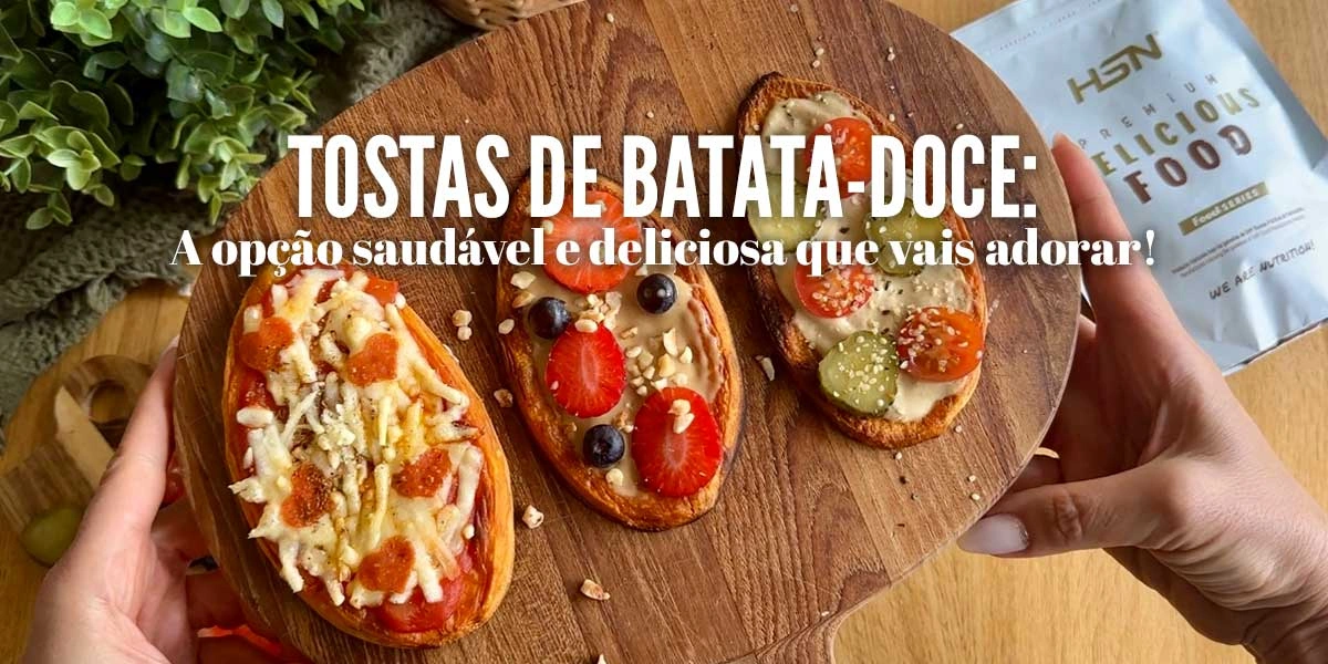 Tostas de Batata-doce Tostas de Batata-doce