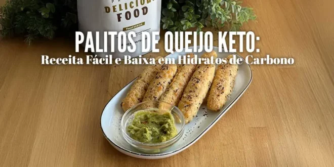 Palitos de Queijo Keto Crocantes e Deliciosos