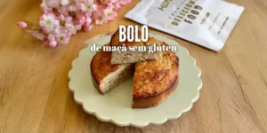Bolo de maçã sem glúten