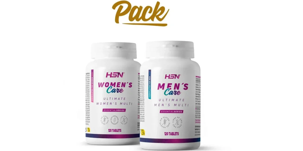 Pack multivitamínico em casal