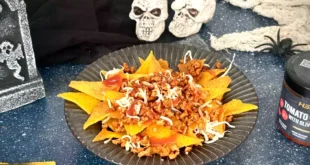 nachos para o Halloween