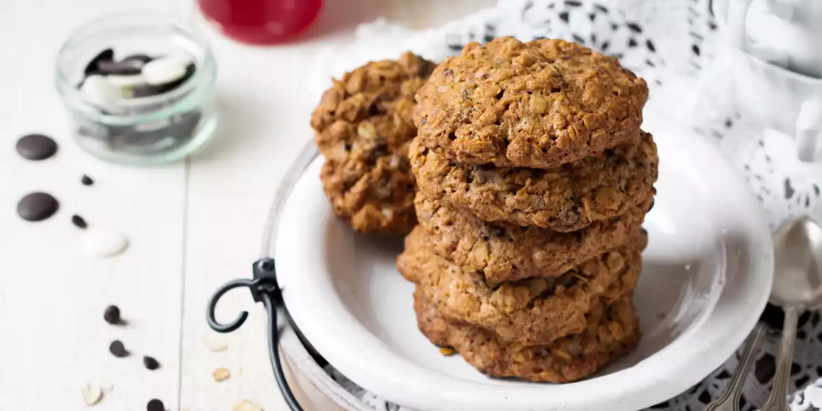 Bolachas de aveia e quinoa