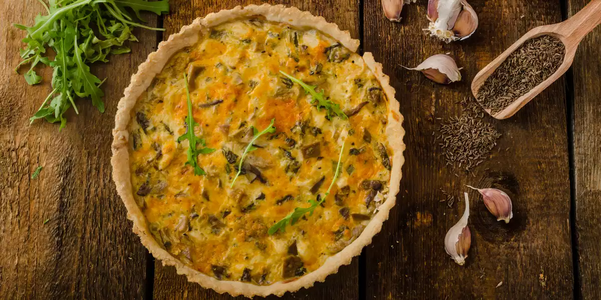 Base de quiche integral salgada