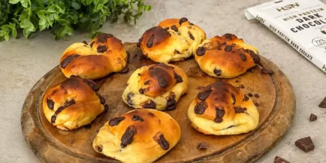 Mini brioches fit de chocolate