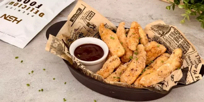 Fingers de Frango com Barbecue Fingers de Frango com Barbecue