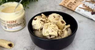 Bolas de Gelado de Chocolate Branco