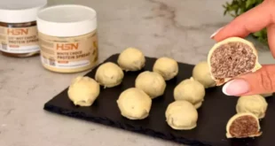 Trufas de Chocolate Branco