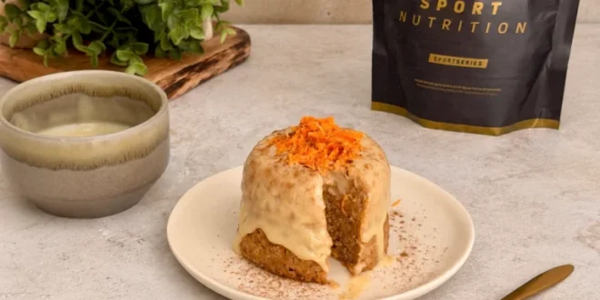 Carrot Cake em 2 Minutos