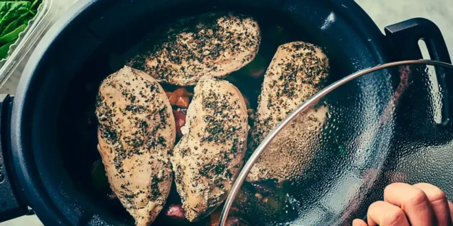 Frango com Batatas na Panela Crock Pot Frango com Batatas na Panela Crock Pot