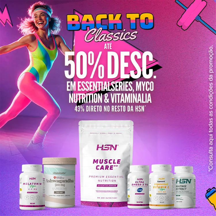 At&eacute; 50% Desc. em EssentialSeries, Myco Nutrition & Vitaminalia