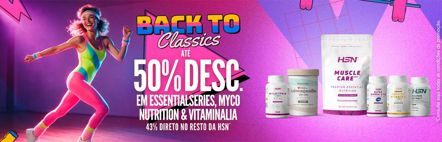 At&eacute; 50% Desc. em EssentialSeries, Myco Nutrition & Vitaminalia