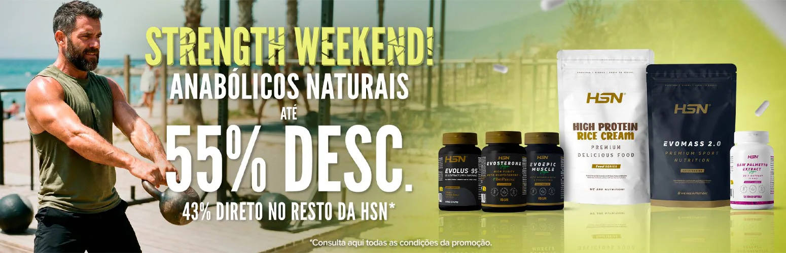 At&eacute; 55% Desc. em Anab&oacute;licos Naturais