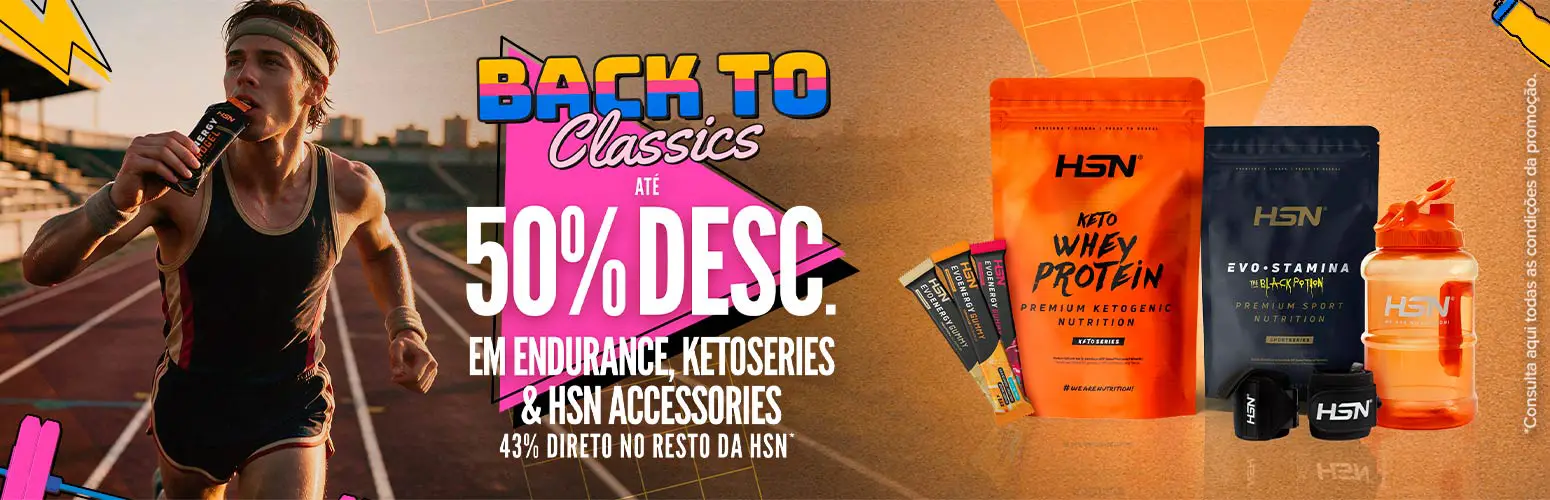 At&eacute; 50% Desc. em Endurance, KetoSeries & HSN Accessories