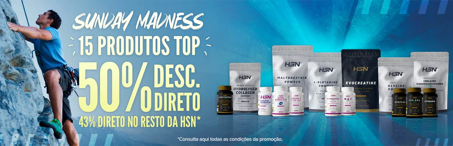 50% Desc. Direto em 15 Produtos TOP