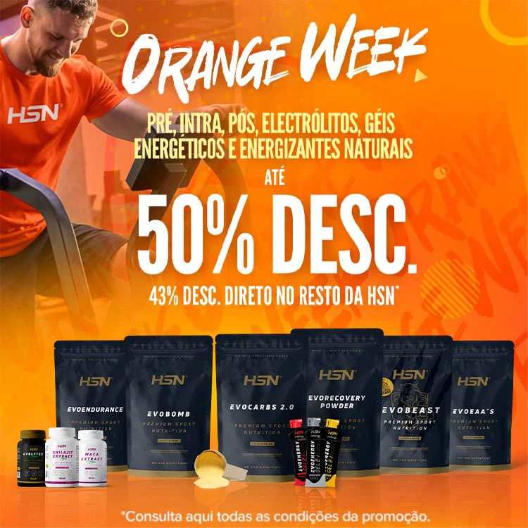 At&eacute; 50% Desc. em Pr&eacute;, Intra, P&oacute;s, Electr&oacute;litos, G&eacute;is energ&eacute;ticos e Energizantes naturais 