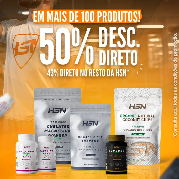 50% Desc. Direto em Mais de 100 Produtos