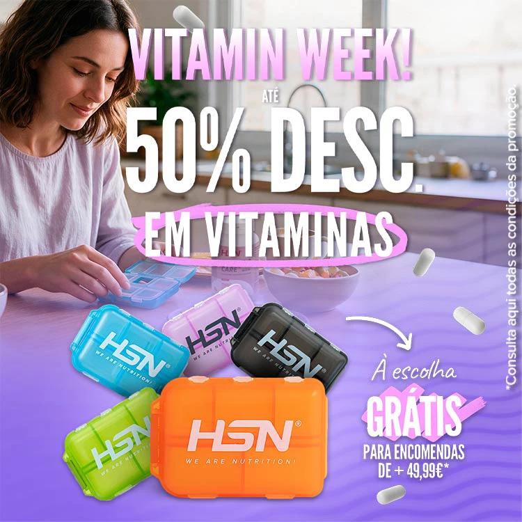 At&eacute; 50% Desconto em Vitaminas