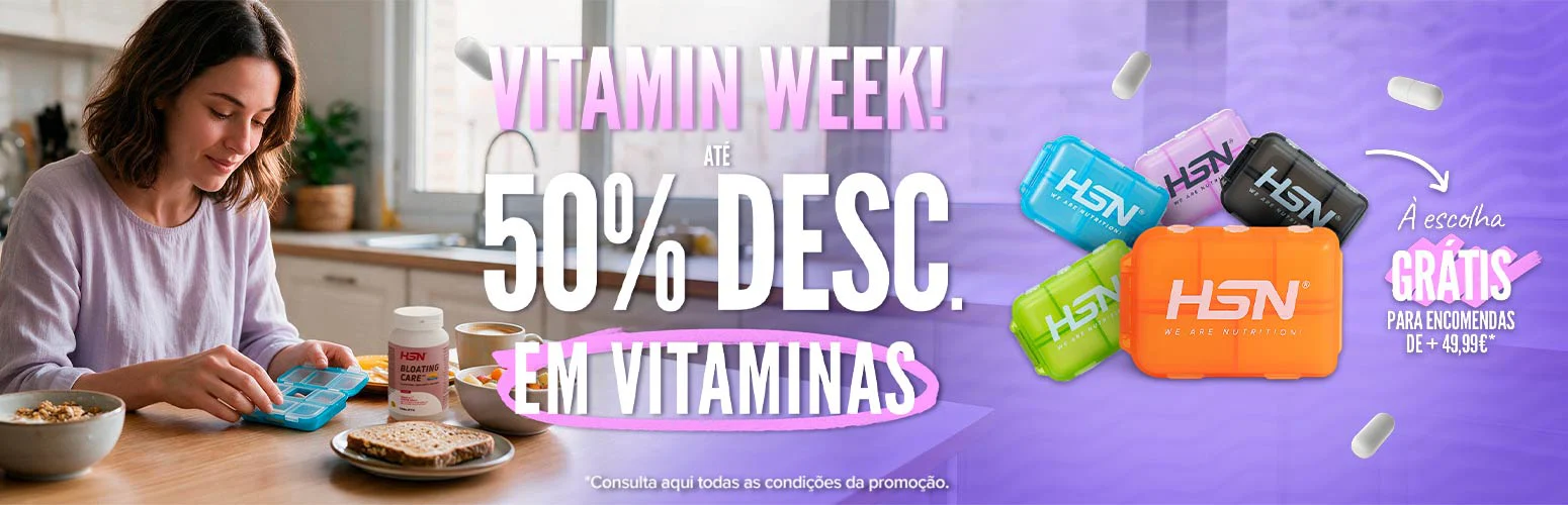 At&eacute; 50% Desconto em Vitaminas